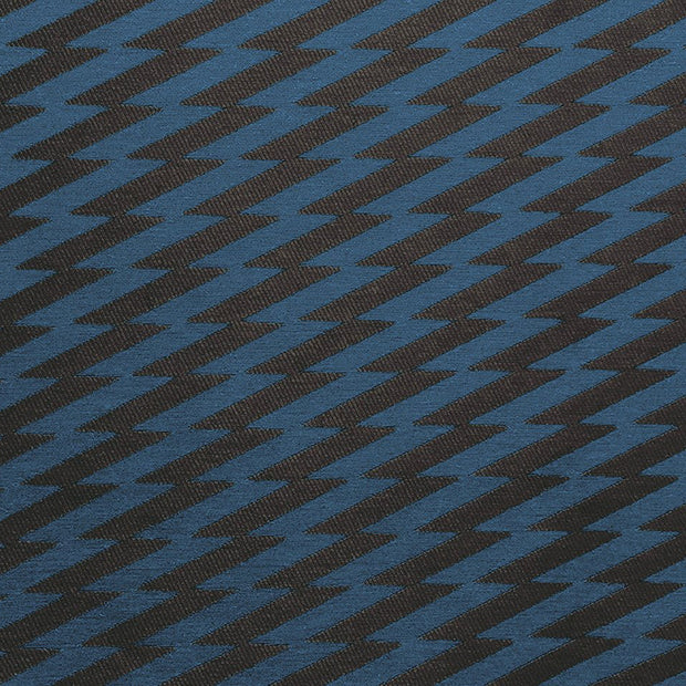 Tobacco Zig Zag Woven Fabric - Viscose, Cotton, Flax Blend | Supply Showroom