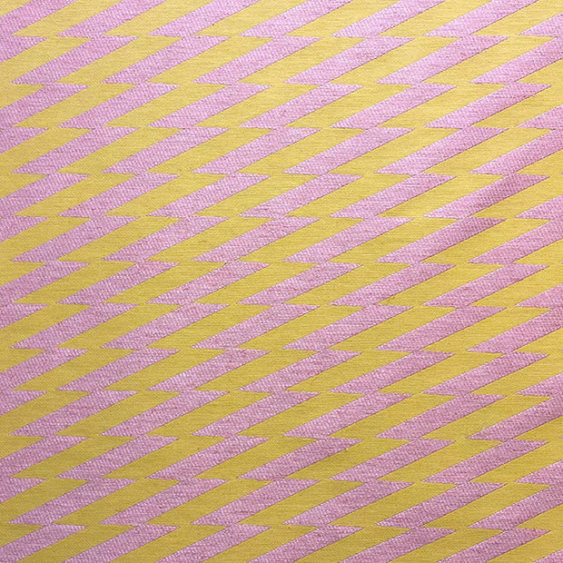 Peony Zig Zag Woven Fabric - Viscose, Cotton, Flax Blend | Supply Showroom