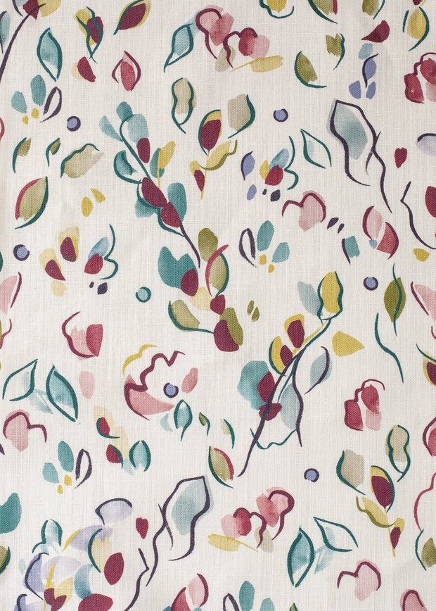 Autumn Abigail Fabric – Medium Linen | Sold by the Yard
