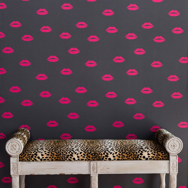 Hot Pink on Grey - WP