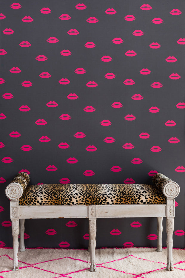 Hot Pink on Grey - WP