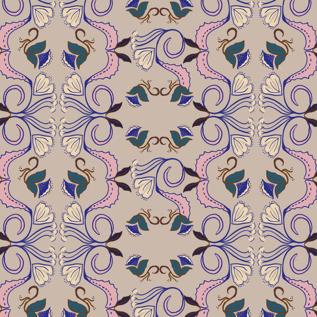 Bells Beige - Linen Cotton Fabric - Premium Quality | Supply Showroom