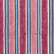 Berries Dhaaree Stripe Fabric in Indian Linen | By the Yard