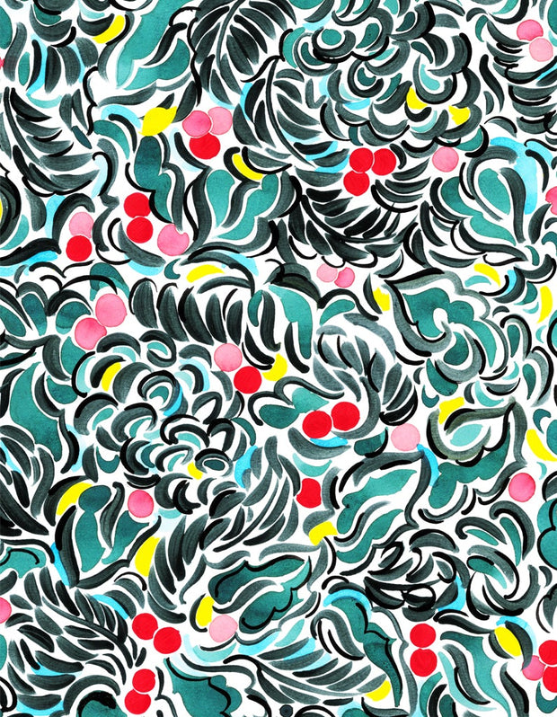 Green Paradeisos Fabric - Linen Cotton Nylon Blend - Premium Quality | Supply Showroom