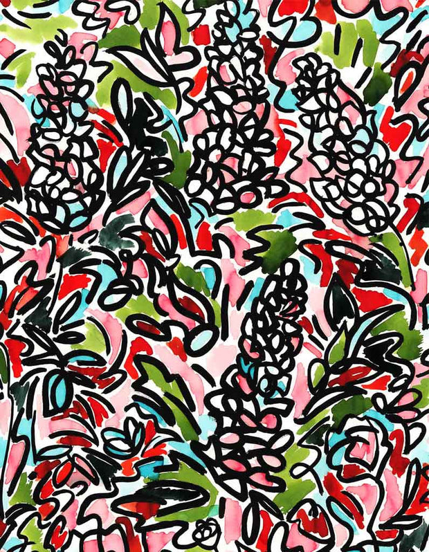 One Colorway - Rainbow - Linen Cotton Nylon Blend Fabric - Premium Quality | Supply Showroom