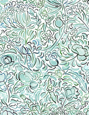 Green - The Wild Field - Linen Cotton Nylon Blend Fabric - Premium Quality | Supply Showroom