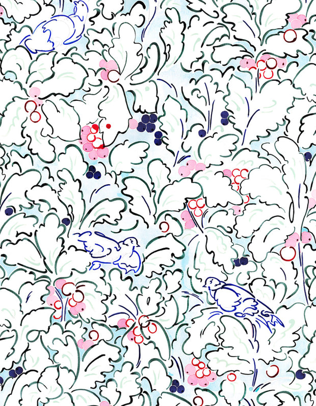 One Colorway - They Fly Away - Linen Cotton Nylon Blend Fabric - Premium Quality | Supply Showroom