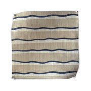Clay Leni Stripe Fabric – Medium Linen | Sold by the Yard