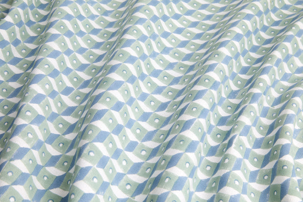 Ocean – Correa Fabric | Hand Block Printed Linen Cotton | Supply Showroom