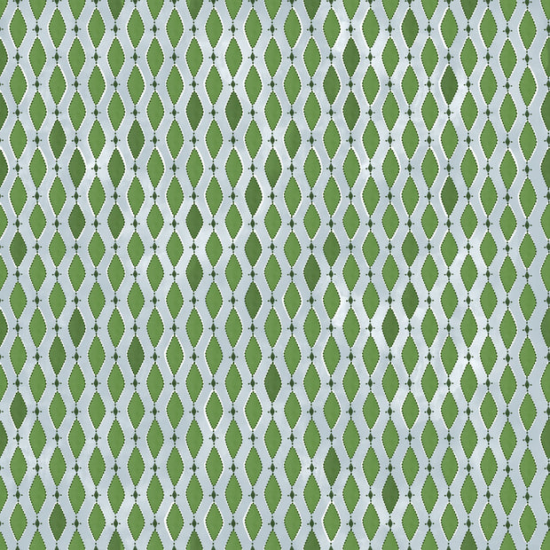 Blue & Grass Wallpaper by Diamonds | 27” Clay Coated Single Roll