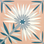 White/Gray/Peacock/Pacific Blue/Peach - Tile