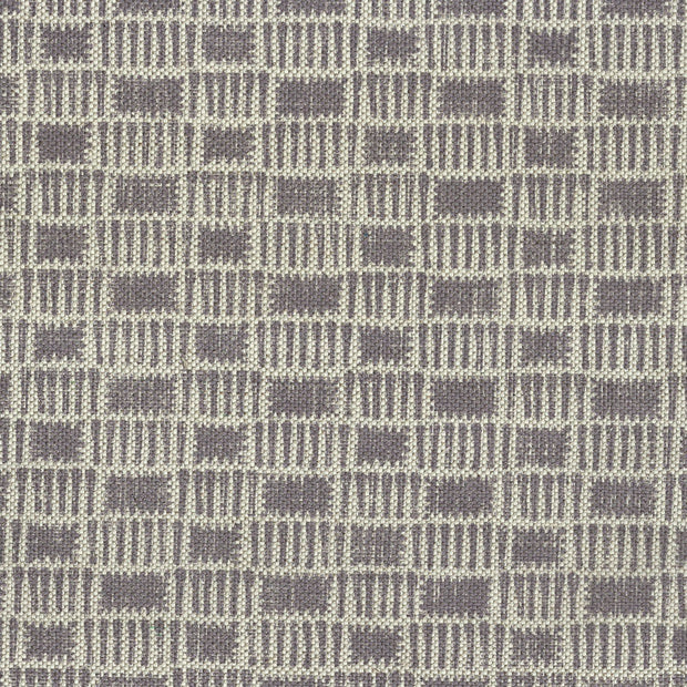 Plum Dash Check Fabric – 53% Linen, 47% Cotton | Supply Showroom