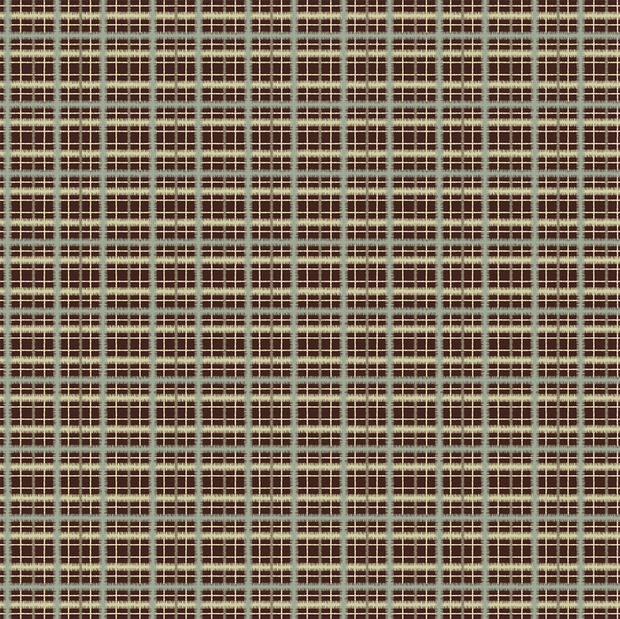 Pistachio - Squiggle Tartan - Linen Cotton Fabric - Premium Quality | Supply Showroom