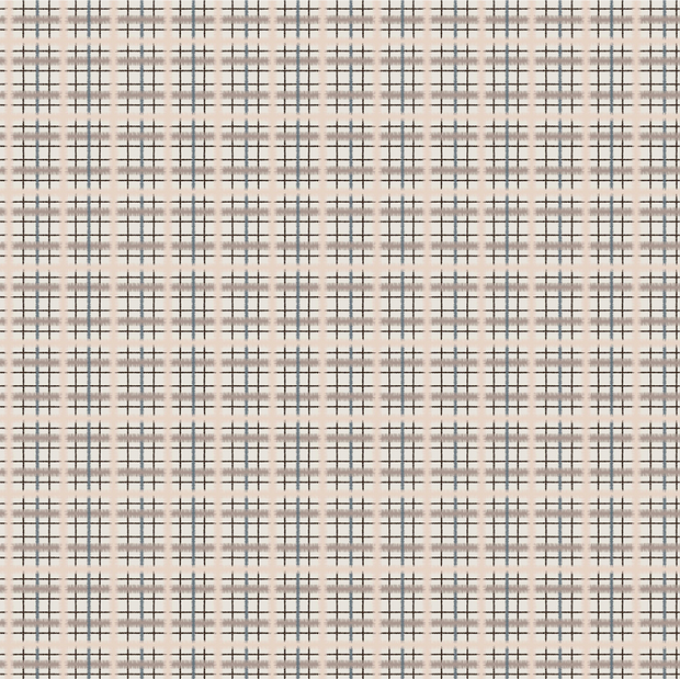 Powder - Squiggle Tartan - Linen Cotton Fabric - Premium Quality | Supply Showroom