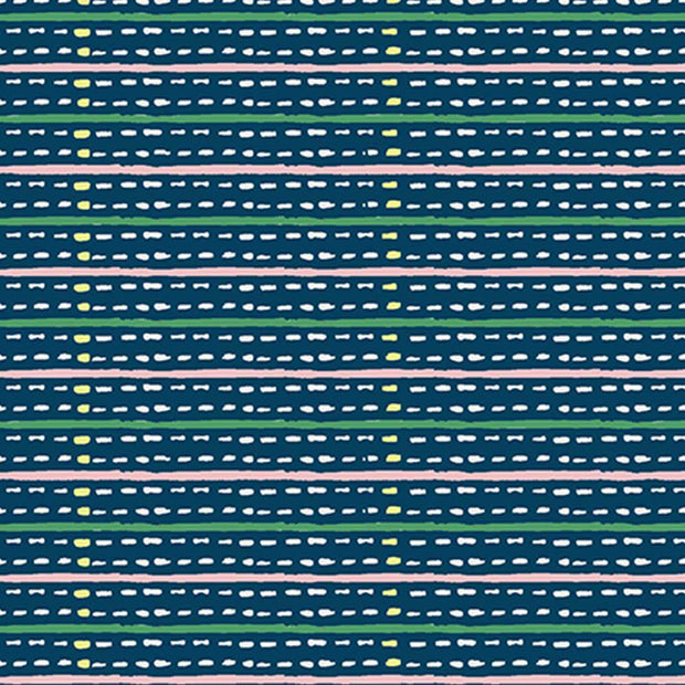 Eversley Stripe in Lake Rose – 100% Linen Fabric by the Yard | Supply Showroom