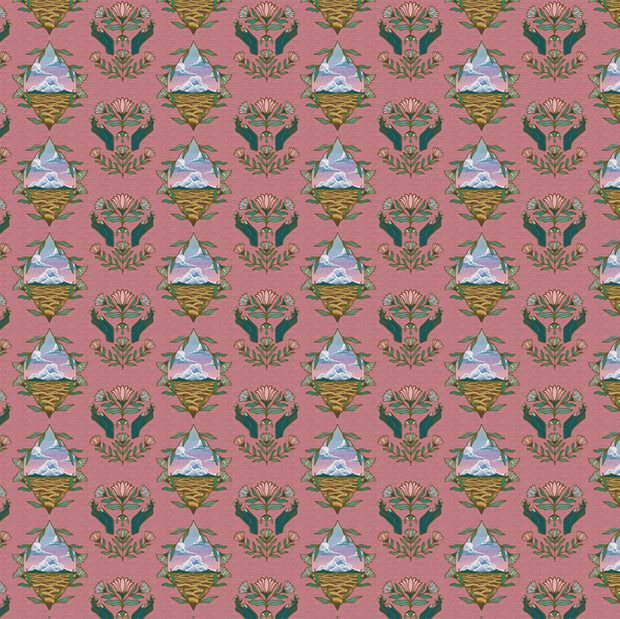 Mauve - Dreamland - 100% Linen Fabric - Premium Quality | Supply Showroom