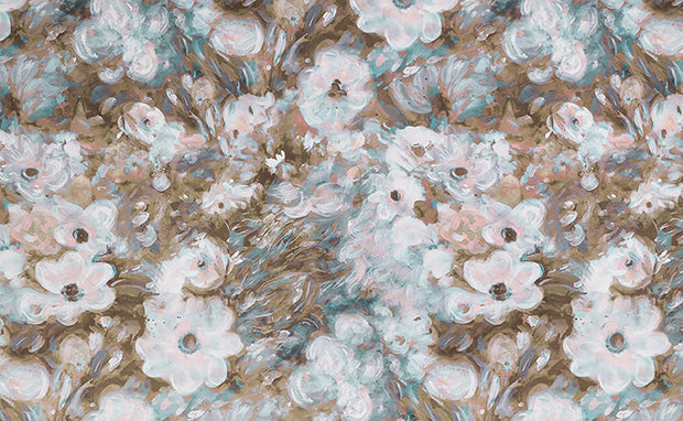 Coffee Friends & Anemones Wallpaper – Sold by Yard | 6–8 Week Lead