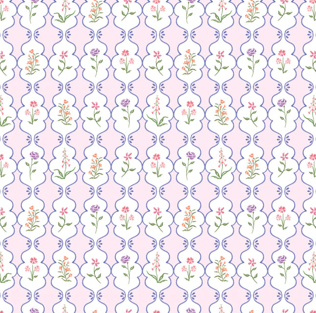 Royal Florette Wallpaper – Luxurious Clay Coated Wall Design