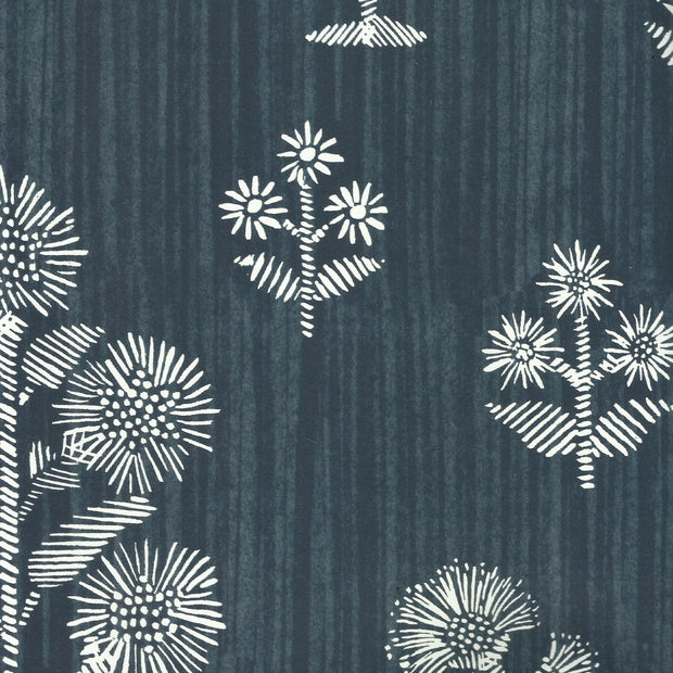 Navy - Cotton Linen Blend Fabric - Premium Quality | Supply Showroom
