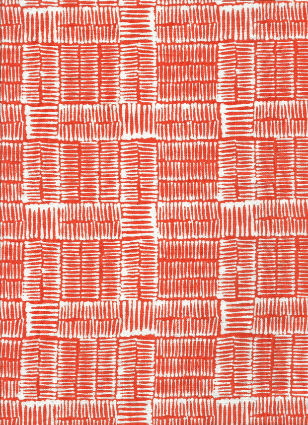 Tomato Hash Fabric – 100% Linen, 54" Wide | Supply Showroom