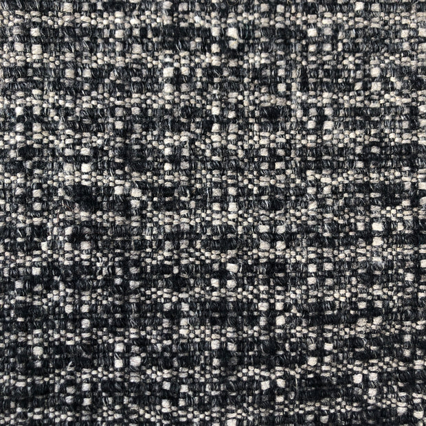 Black Clarence Fabric - Linen Wool Blend - Premium Quality | Supply Showroom