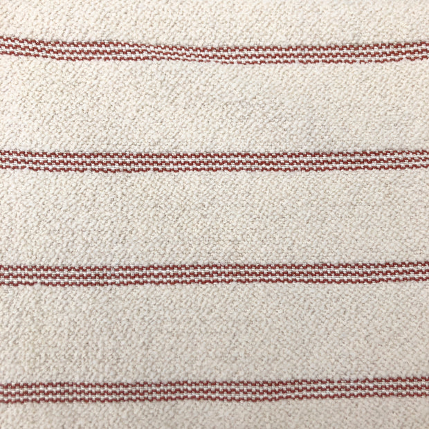 Brick - Lou Stripe Fabric - Premium Quality | Supply Showroom