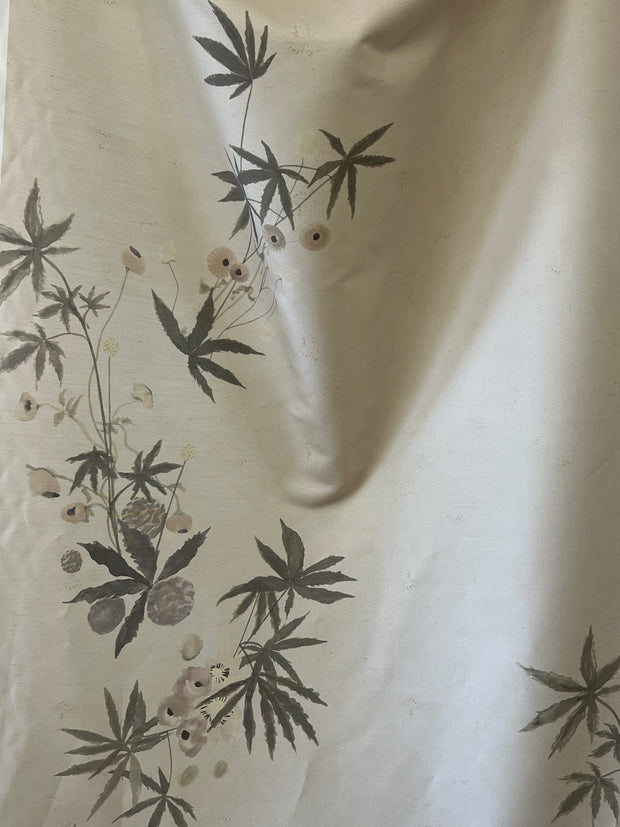 Pebble Stickybana Fabric - Linen Cotton Panel - Premium Quality | Supply Showroom