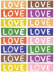 Rainbow on White - WP