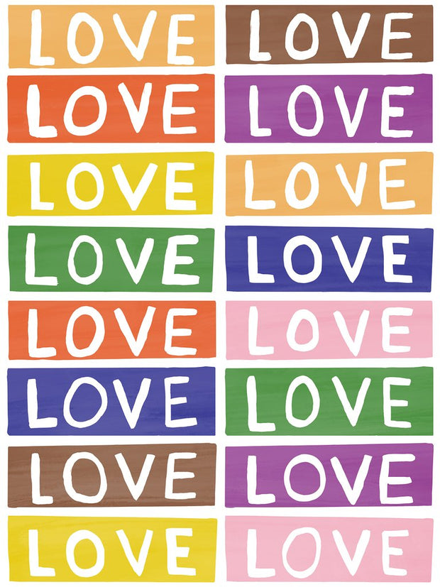 Rainbow on White - WP