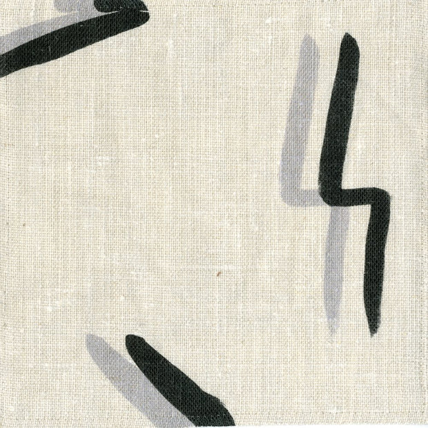 Black & Grey - The Dash - Natural Linen Fabric - Premium Quality | Supply Showroom