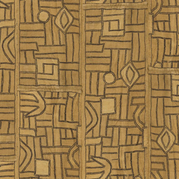 Golden Maze Kuba Cloth - F