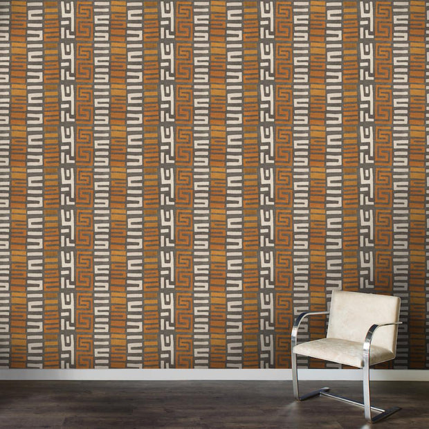 Amber Stripe Kuba Cloth - WP