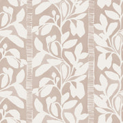 A section of wallpaper with a floral pattern in white, beige, and pink colors.  Magenta Rad Plaid Wallpaper – 27in Straight Match Clay-Coated Roll