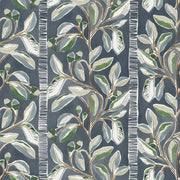 Navy Live Oak Wallpaper – Clay Coated Single Roll for Modern Interiors