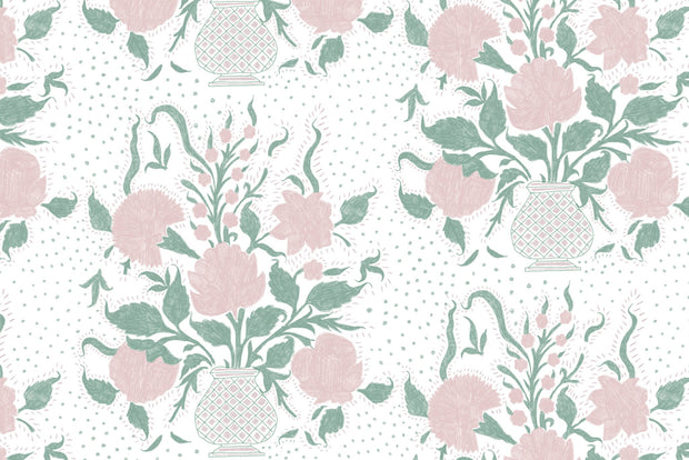 Pink Elizabeth Fabric – Linen/Cotton Canvas, 54" Wide | Supply Showroom
