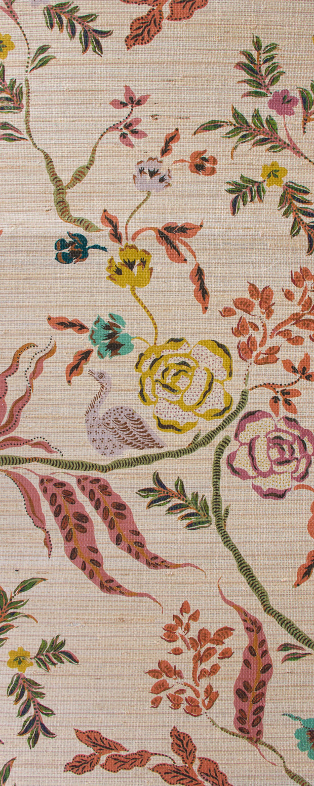 Cinnamon Tobacco Wallpaper – Eversley Metallic Grasscloth Style