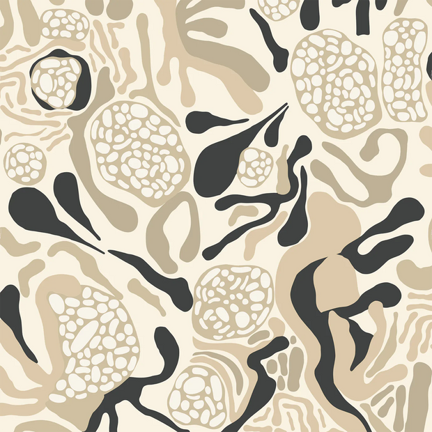 Tar Marble 100% Linen Fabric - 54" Width, 27" x 30" Repeat | SupplyShowroom