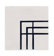 White/Black/Aqua - Tile