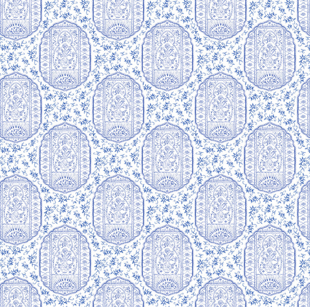 Royal Painted Porcelain Wallpaper – Luxurious Clay Coated Design