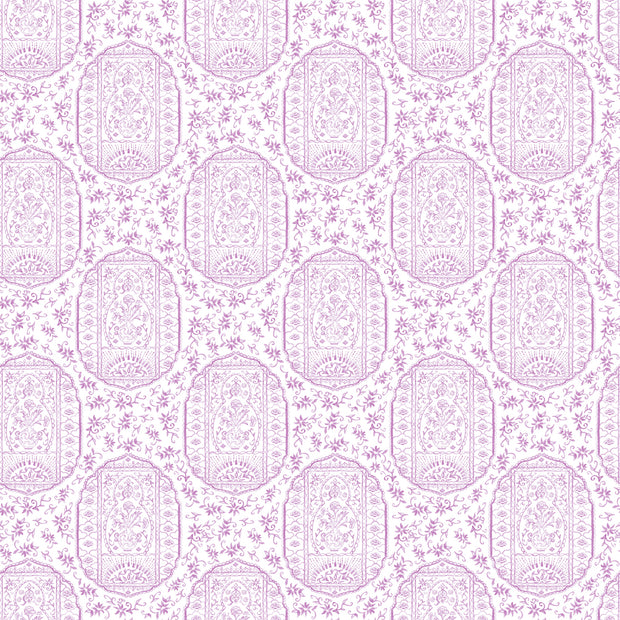 Violet Painted Porcelain Wallpaper – Elegant Clay Coated Wall Design