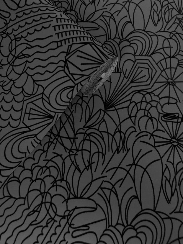 Black Flock / Black - WP