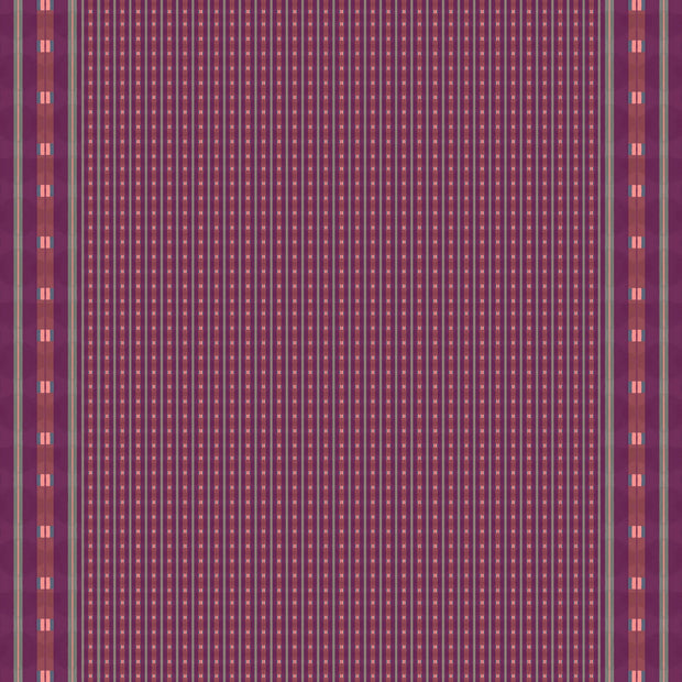 Prairie Plum Fabric – 51% Linen, 49% Cotton, 54" Width, 27" x 5.3" Repeat