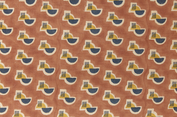 Adobe – Raj Mandir Fabric | Hand Block Printed Linen Cotton | Supply Showroom