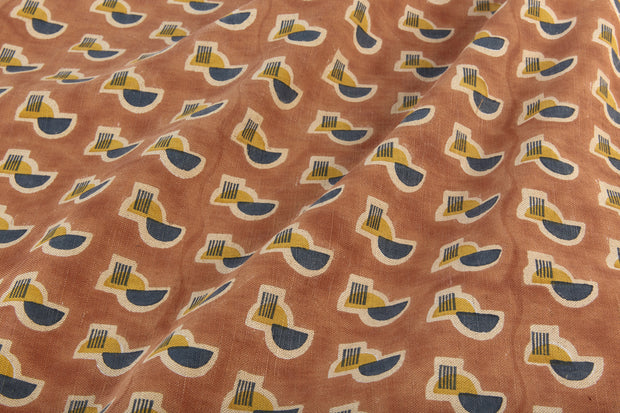 Adobe – Raj Mandir Fabric | Hand Block Printed Linen Cotton | Supply Showroom