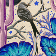 Cream - WP | Guinevere Chinoiserie Wallpaper on Vellum Panels