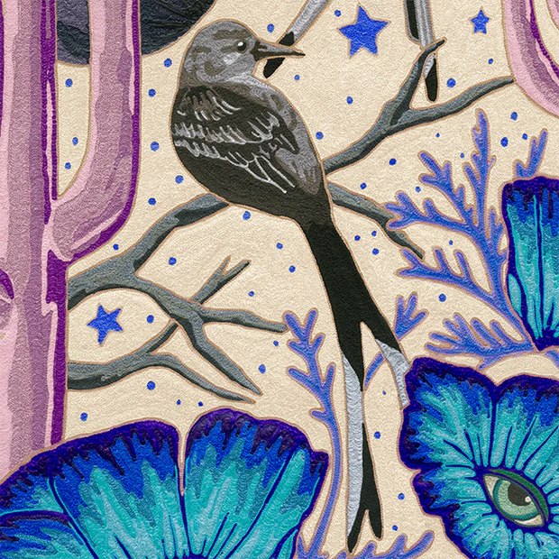 Cream - WP | Guinevere Chinoiserie Wallpaper on Vellum Panels