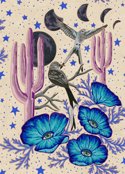 Cream - WP | Guinevere Chinoiserie Wallpaper on Vellum Panels