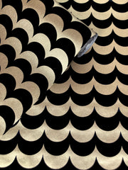 Black Flock / Gold Lustre - WP