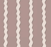 Scroll Stripe 100% Linen Fabric, 144cm Width, 11cm x 138cm Repeat