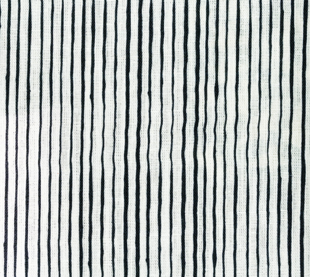 Smoke Common Stripe Fabric - Heavy Oyster Linen - Premium Quality | Supply Showroom